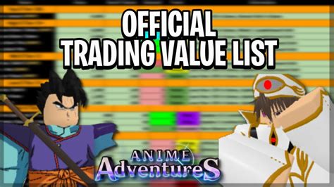 trade anime adventure